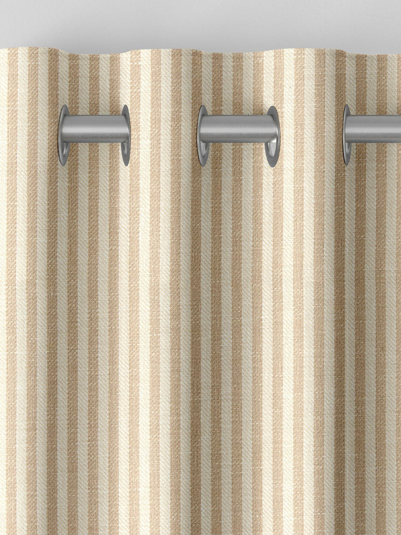 Next Natural Stitch Stripe made to measure curtains (British brand)