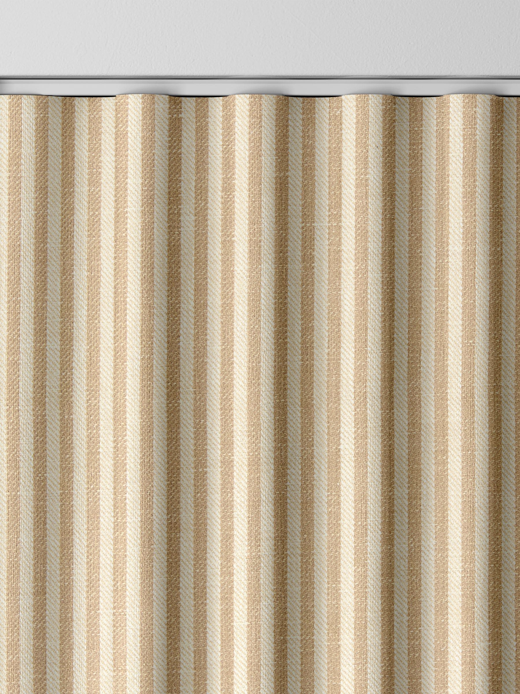 Next Natural Stitch Stripe made to measure curtains (British brand)