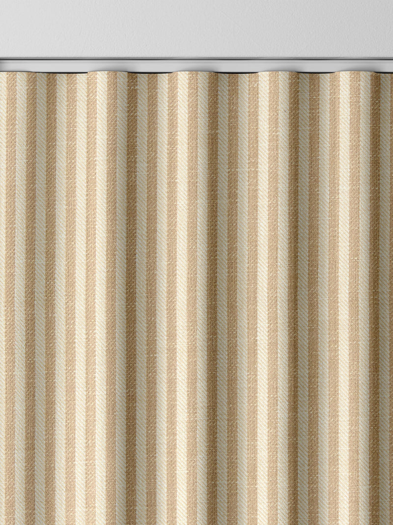 Next Natural Stitch Stripe made to measure curtains (British brand)