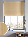 Next yellow stitch stripe roman blind made to measure - British product