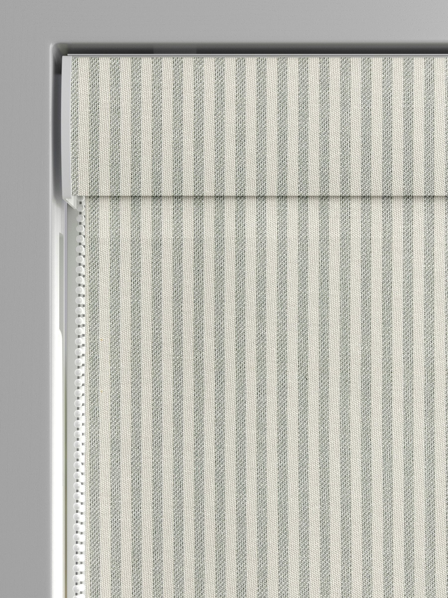 Next blue stitch stripe roman blind made to measure - British product