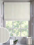 Next blue stitch stripe roman blind made to measure - British product