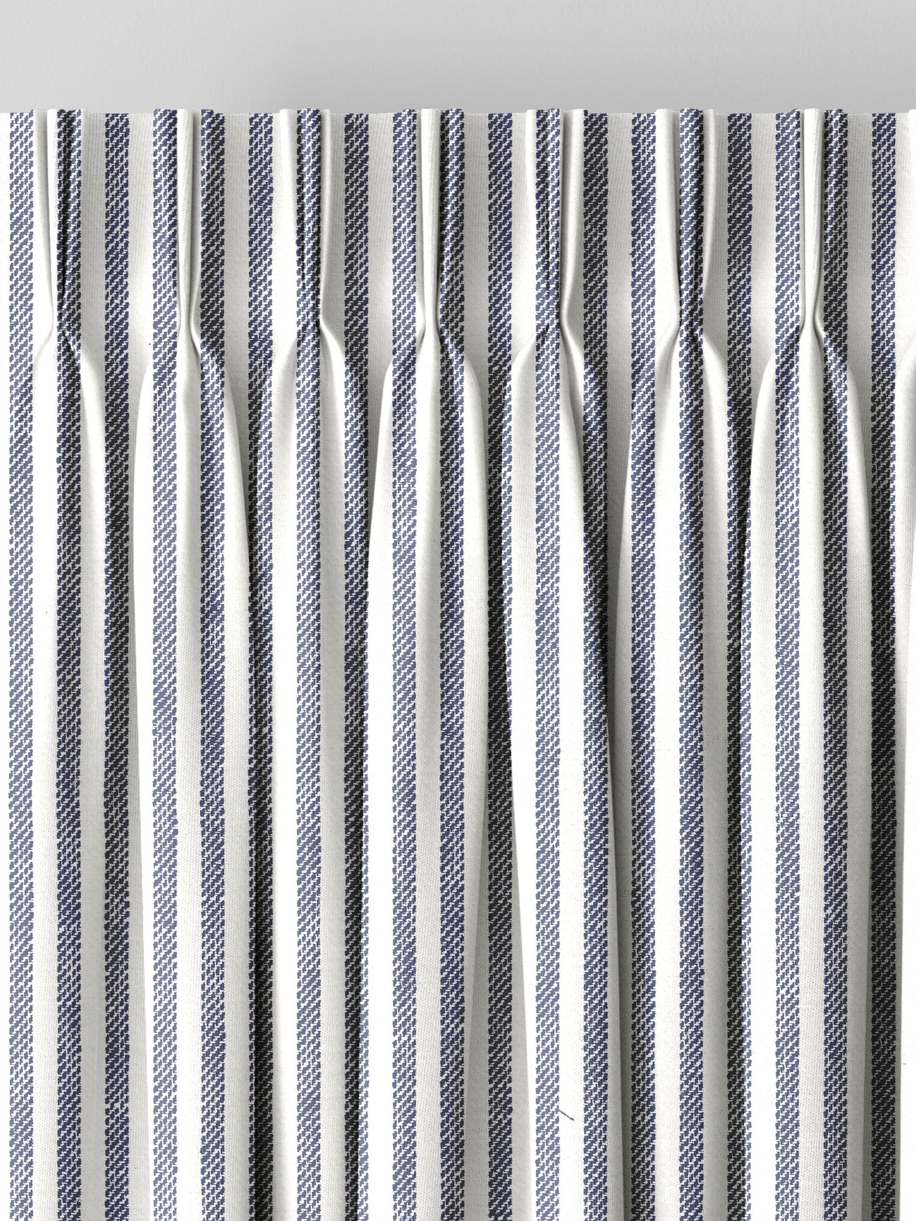 Next blue stitch stripe curtains - British product