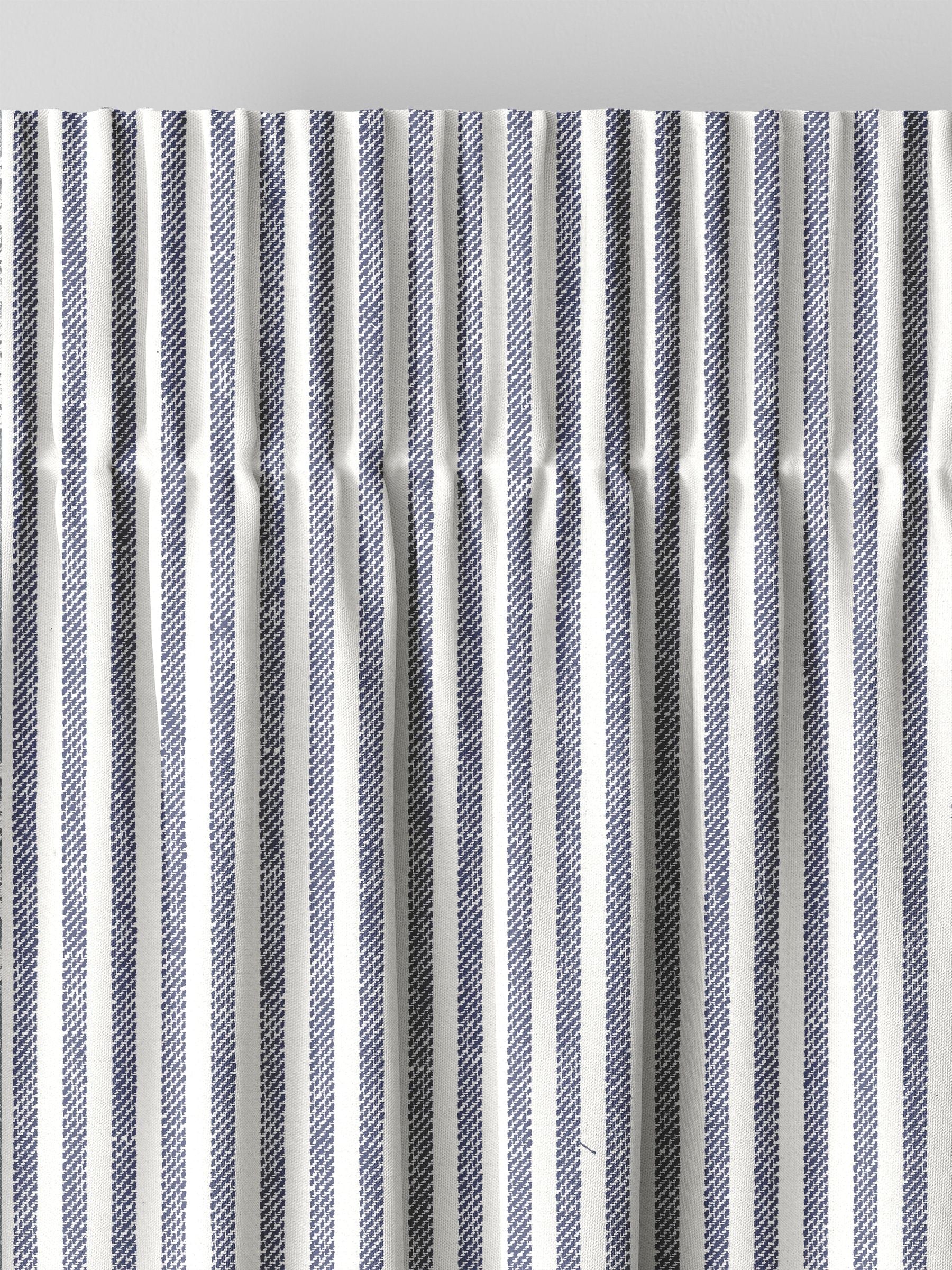 Next blue stitch stripe curtains - British product