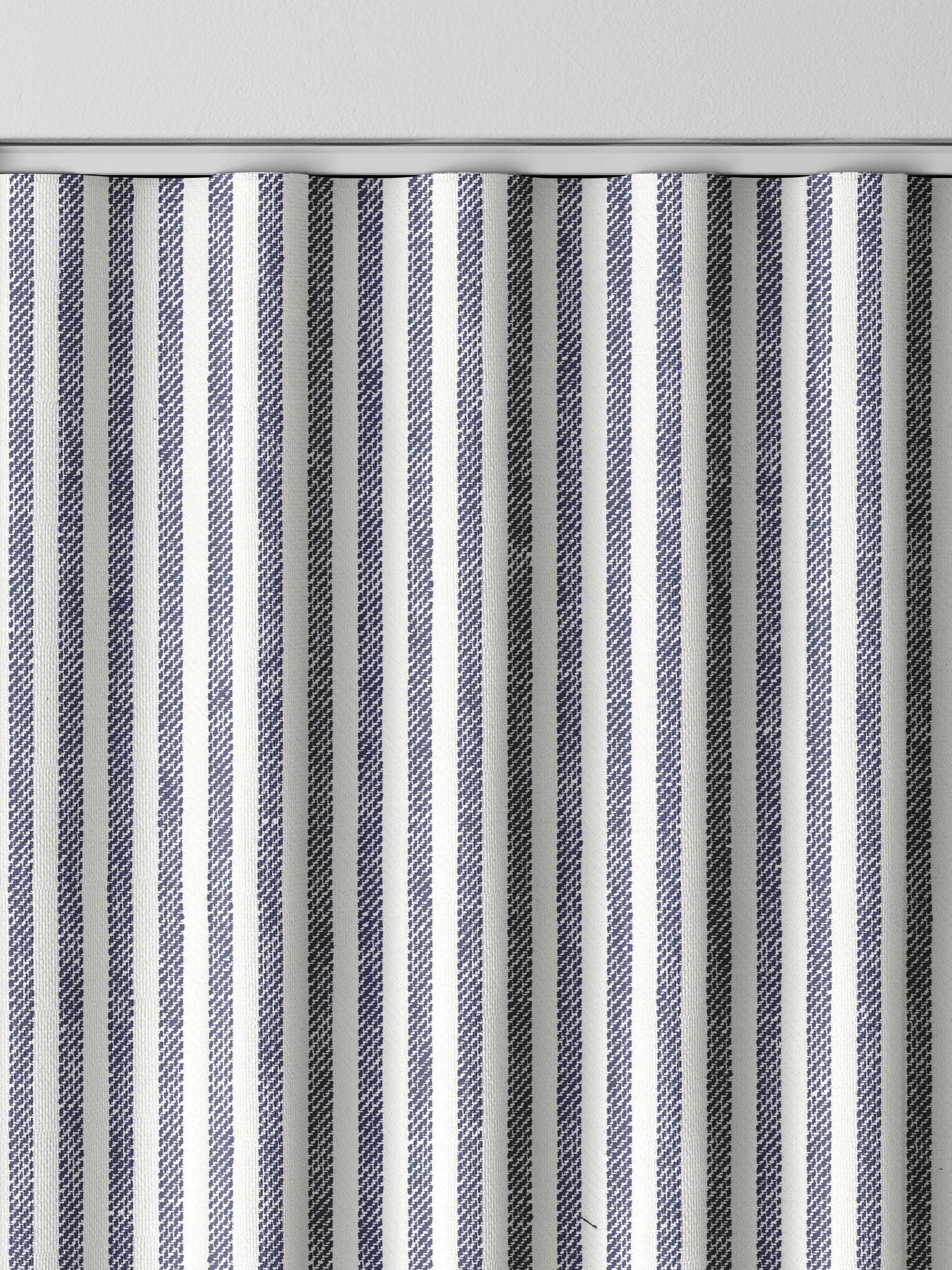 Next blue stitch stripe curtains - British product
