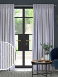 Next blue stitch stripe curtains - British product