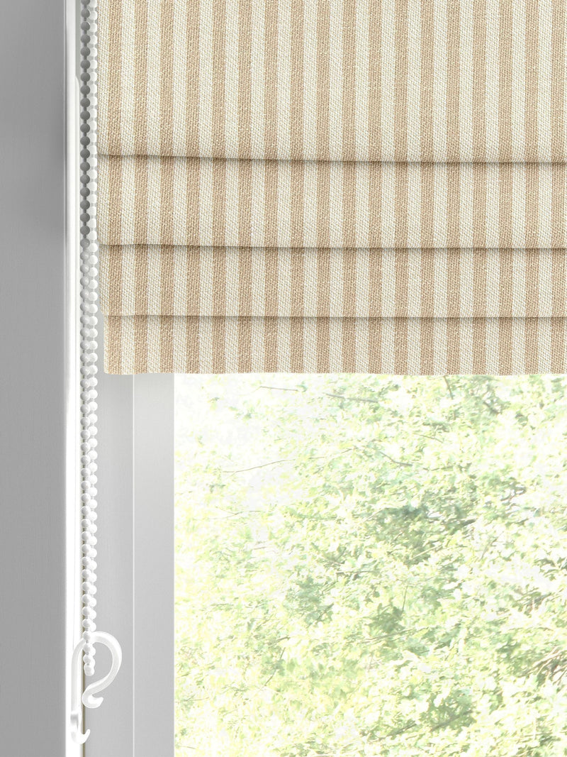 Next roman blind natural stitch stripe, imported from the UK