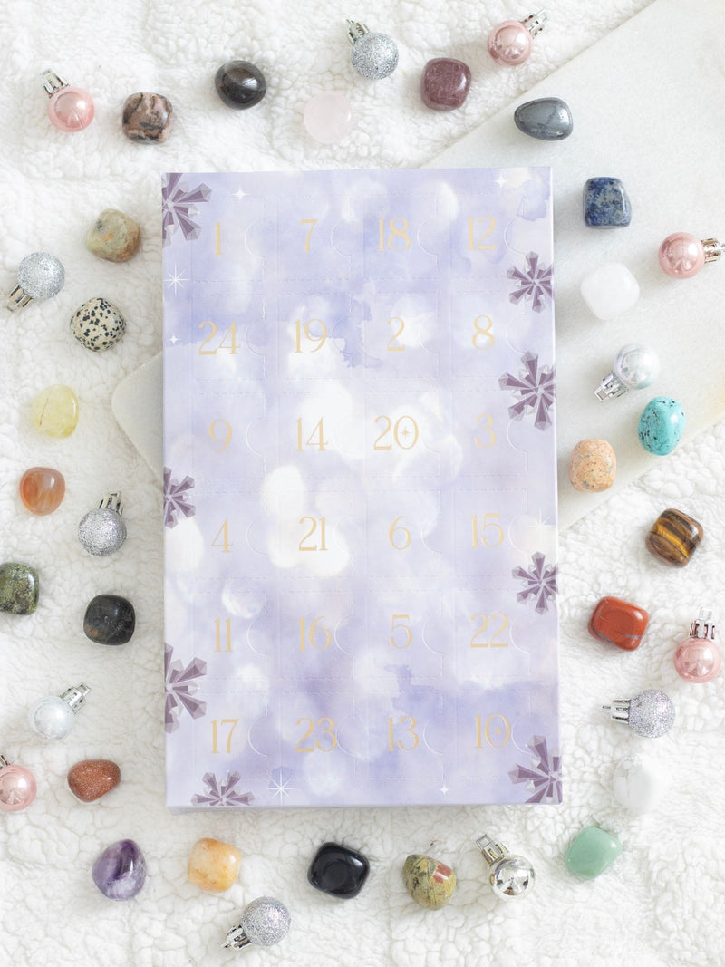 Something Different lilac gemstone crystal advent calendar - British product