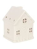 Something Different white gingerbread house tealight holder - British product