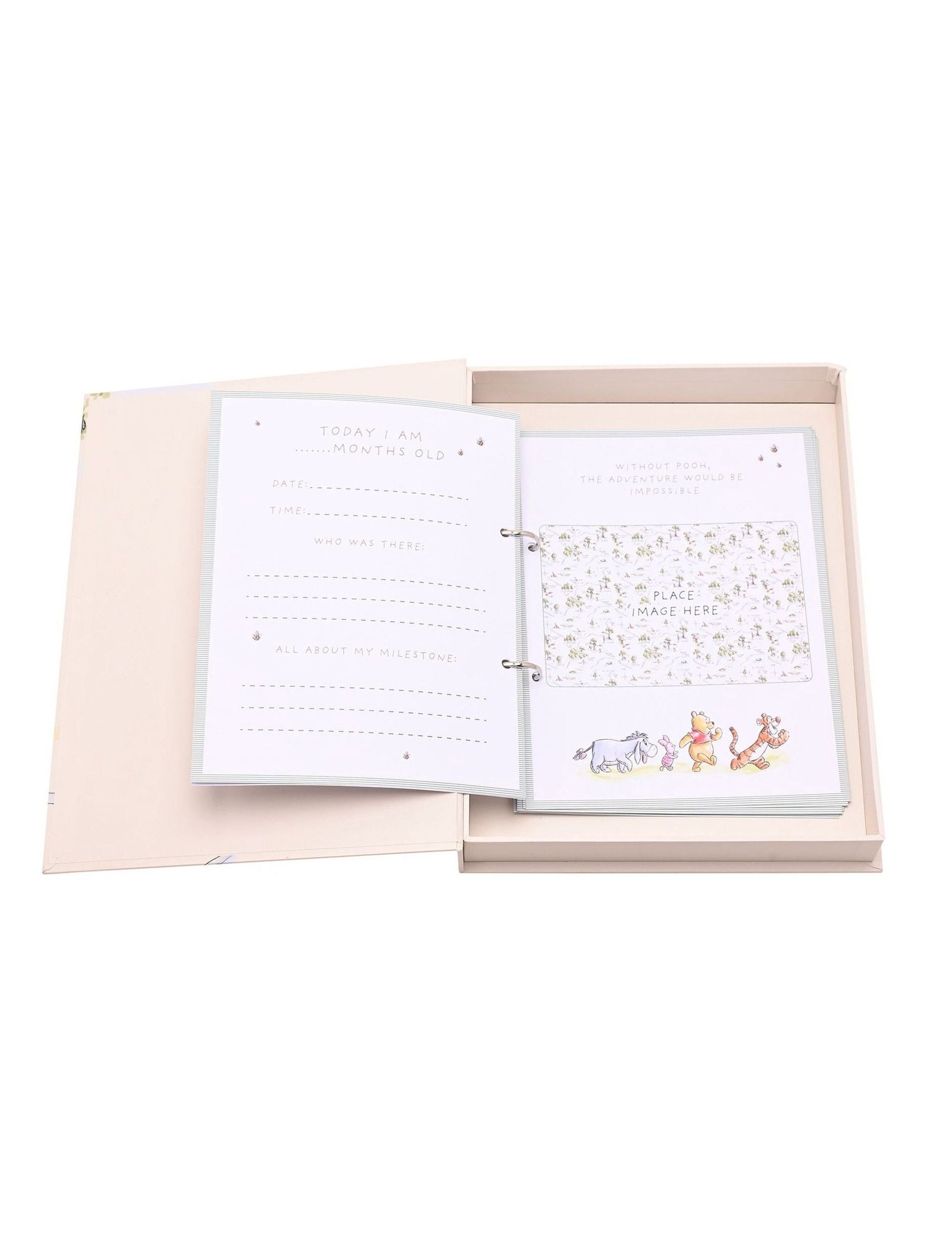 Widdop Winnie the Pooh milestone album with cards (British brand)