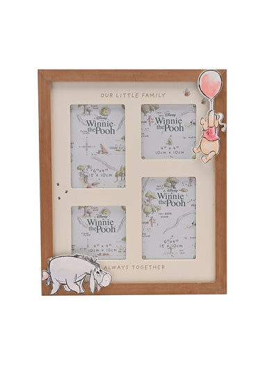 Next Widdop Brown Disney Winnie The Pooh First Year Multi Aperture Photo Frame- Buy online at McGrocer