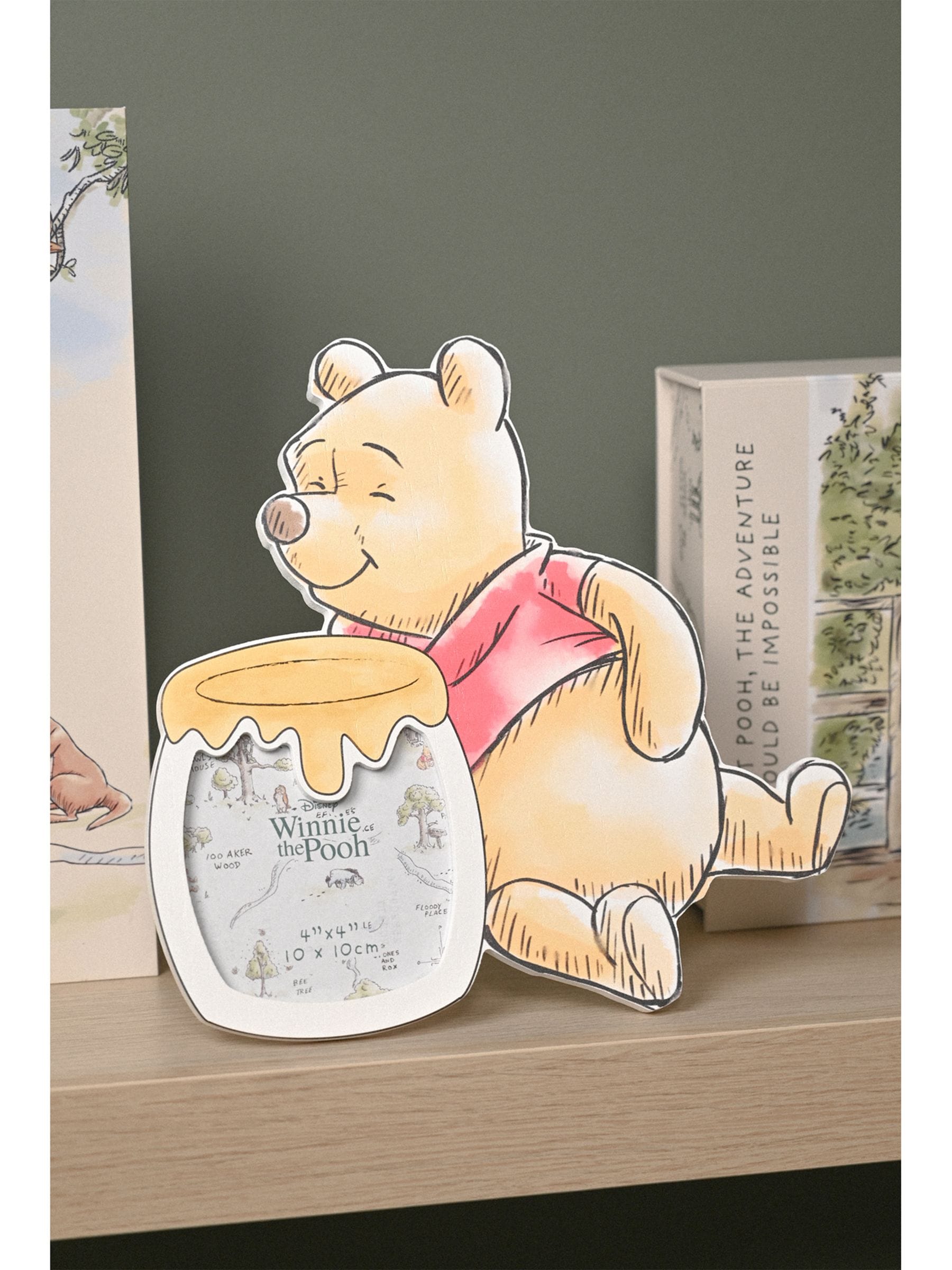 Widdop Disney Winnie the Pooh shaped photo frame 25cm (British brand)