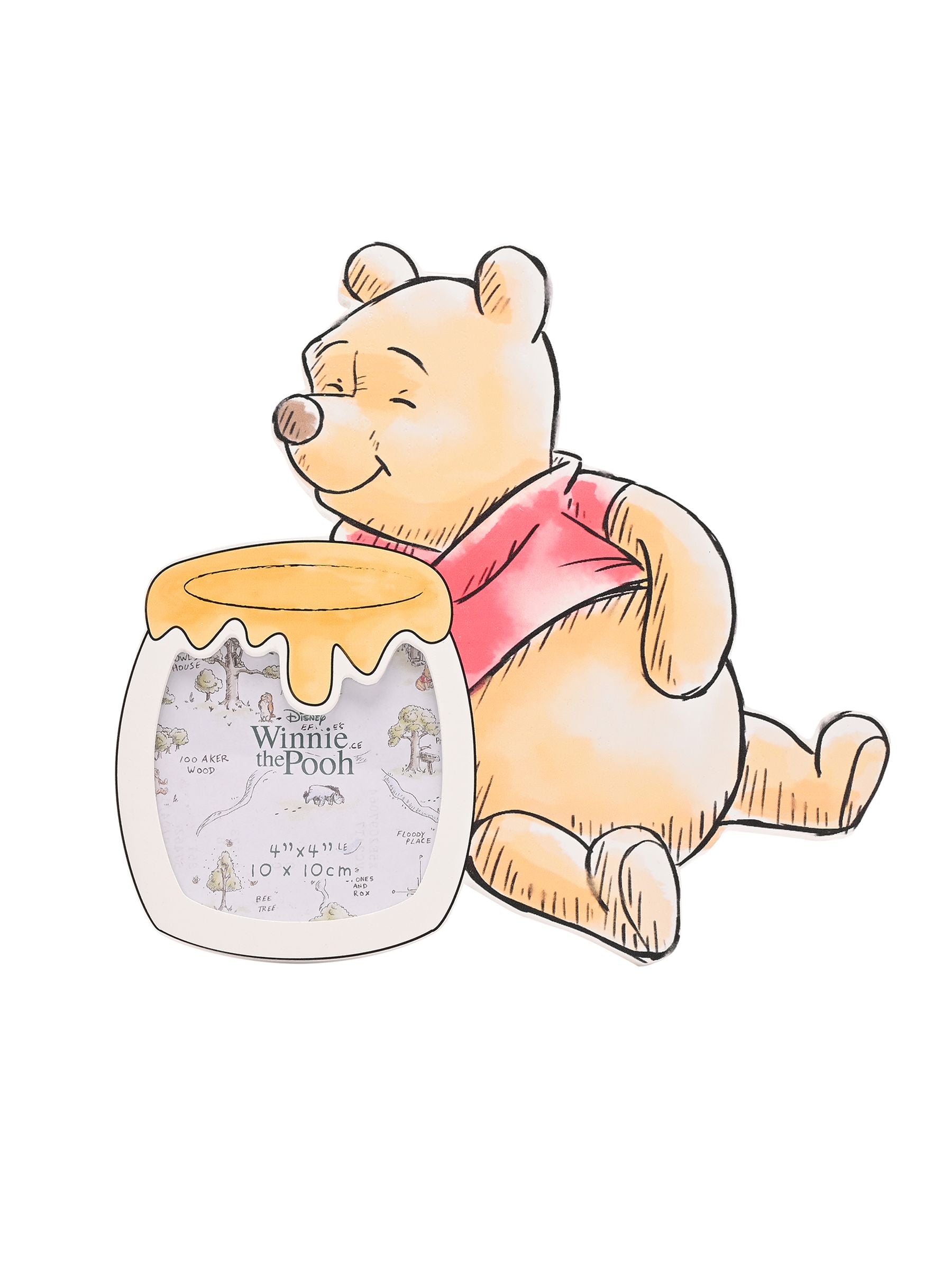 Widdop Disney Winnie the Pooh shaped photo frame 25cm (British brand)