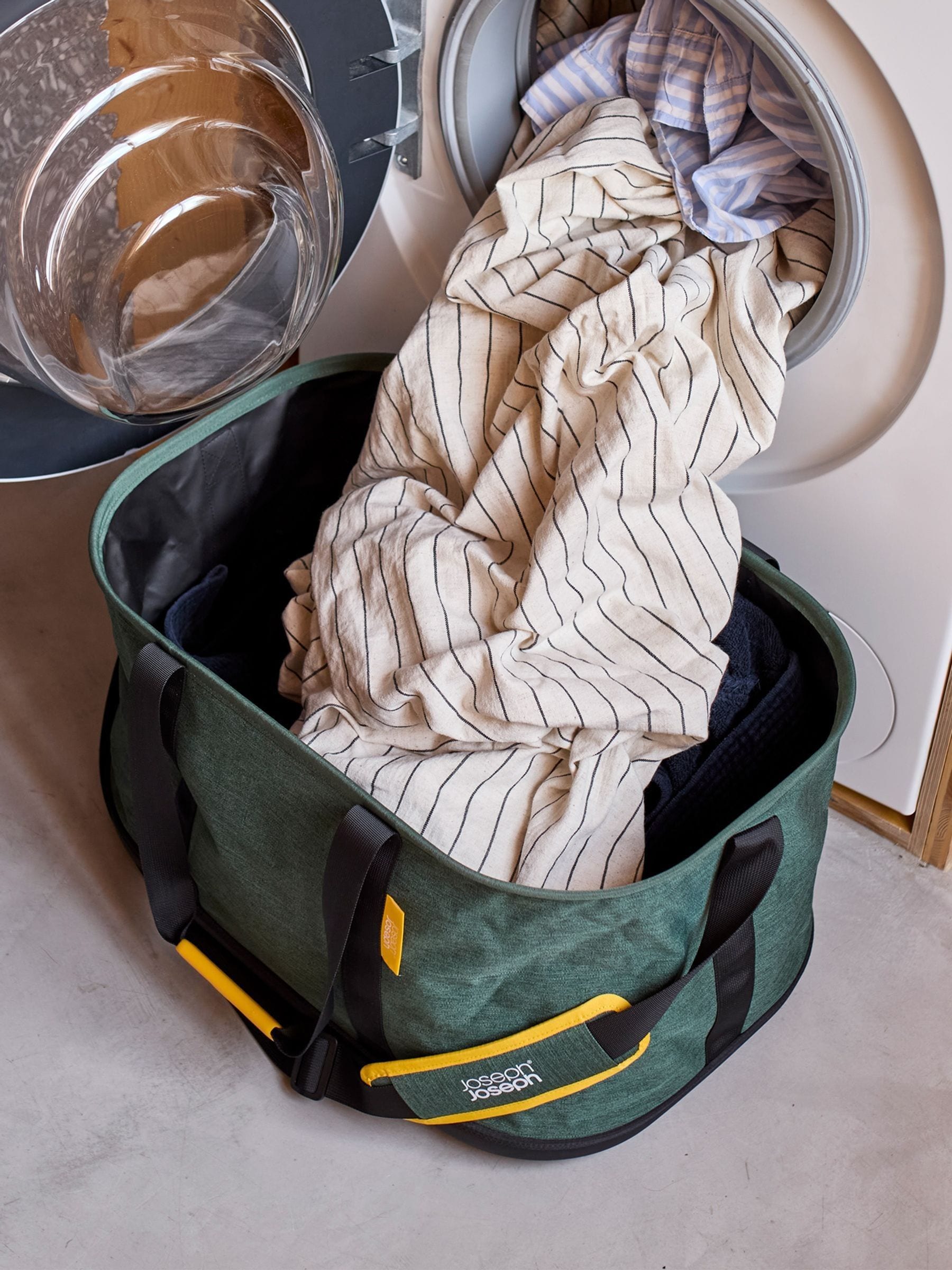 Joseph Joseph collapsible laundry basket 45L, imported from the UK