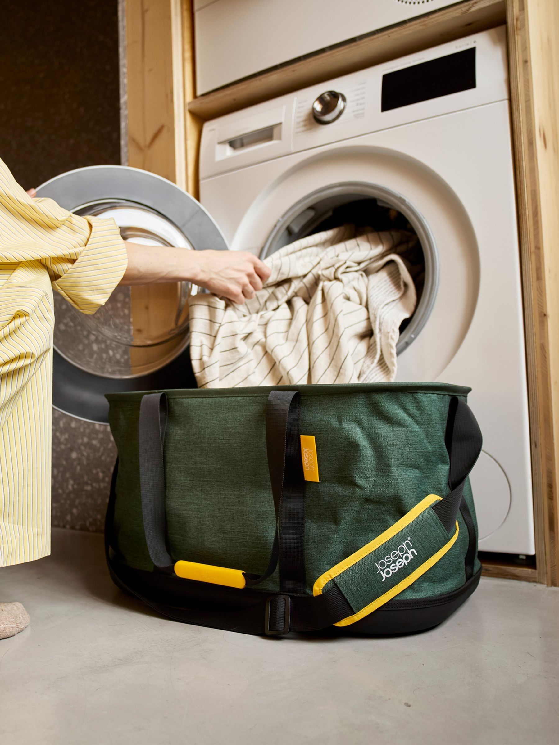 Joseph Joseph collapsible laundry basket 45L, imported from the UK