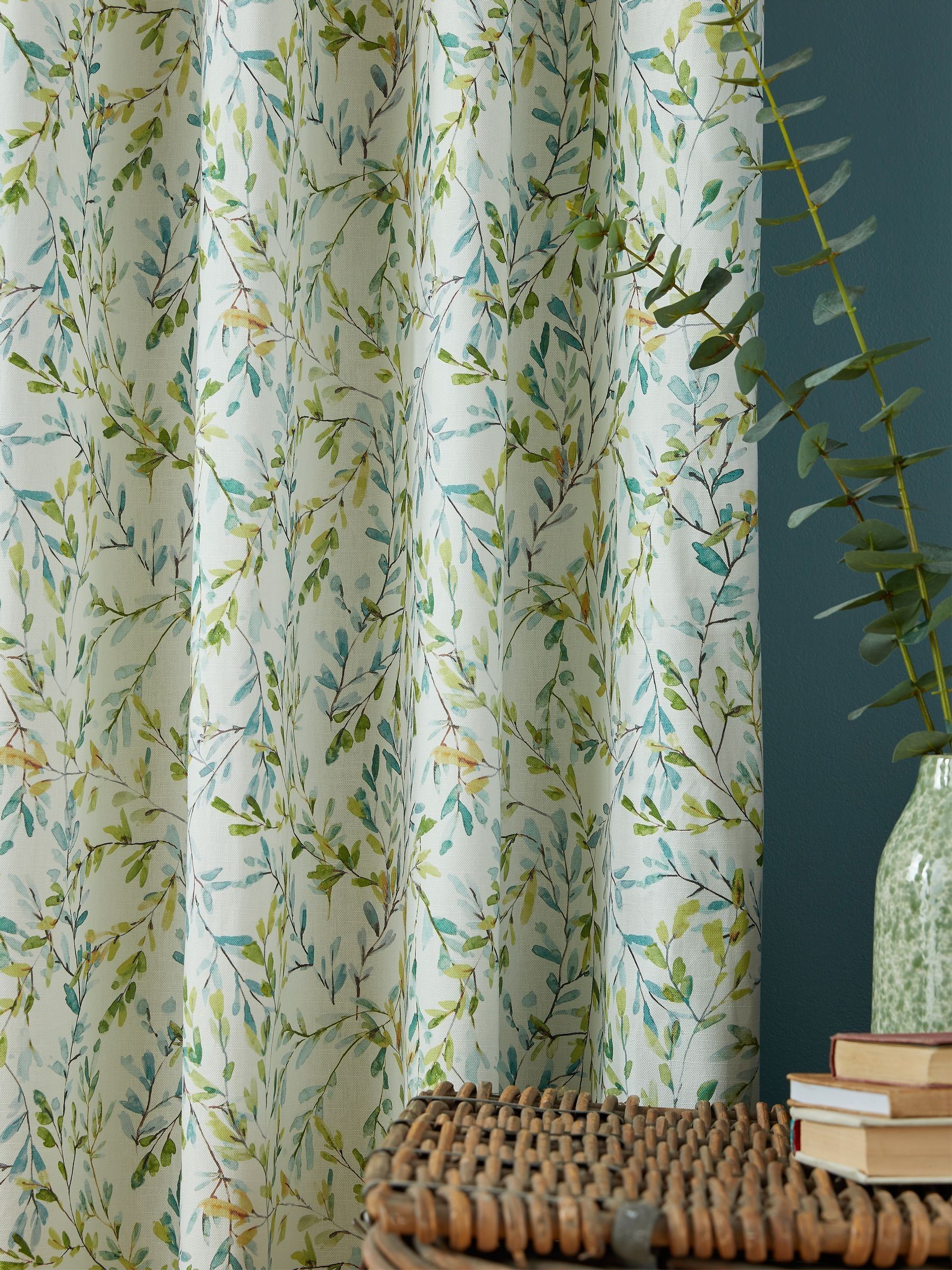 Laura Ashley Brayton Leaves eyelet curtains (British brand)
