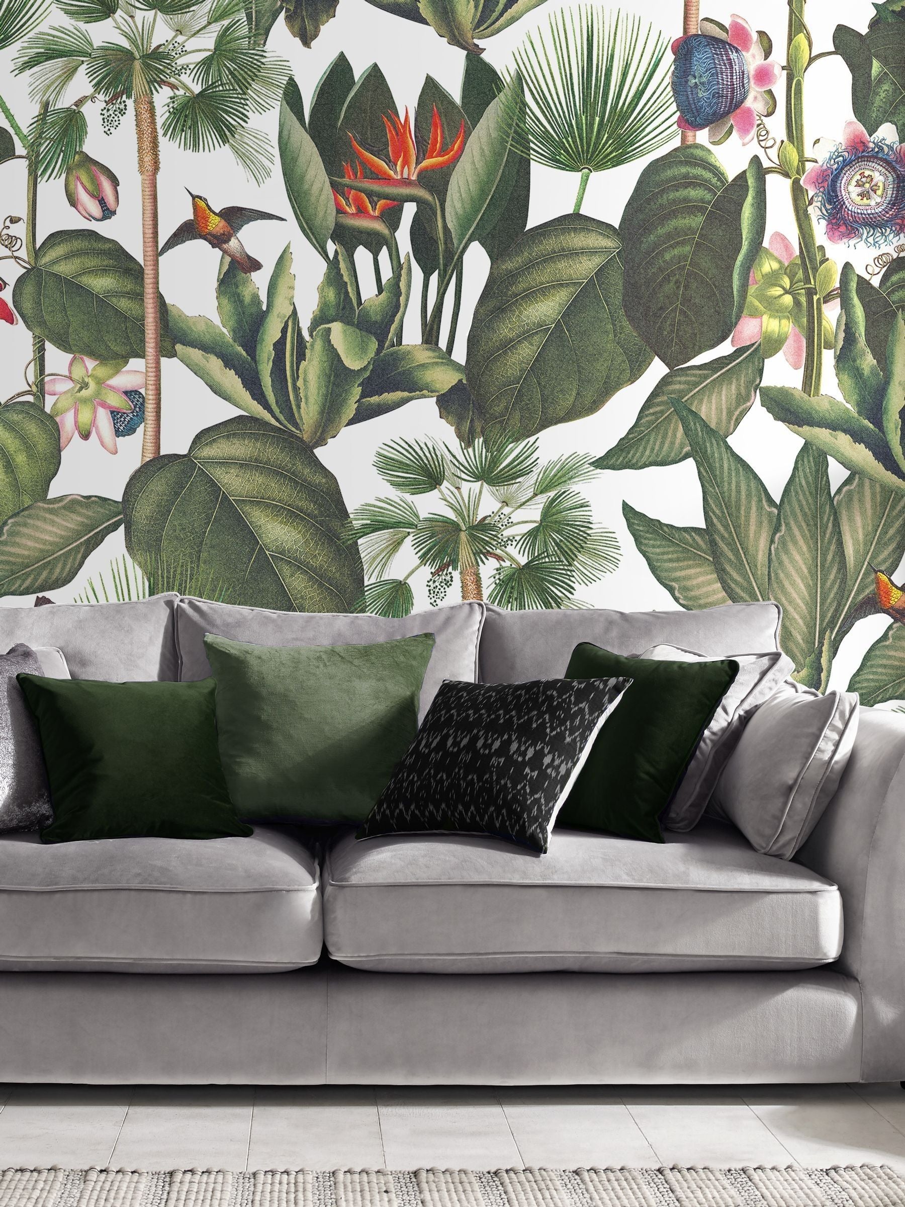 Graham & Brown Botanique Jungle night-time mural 2.5x4m (British brand)