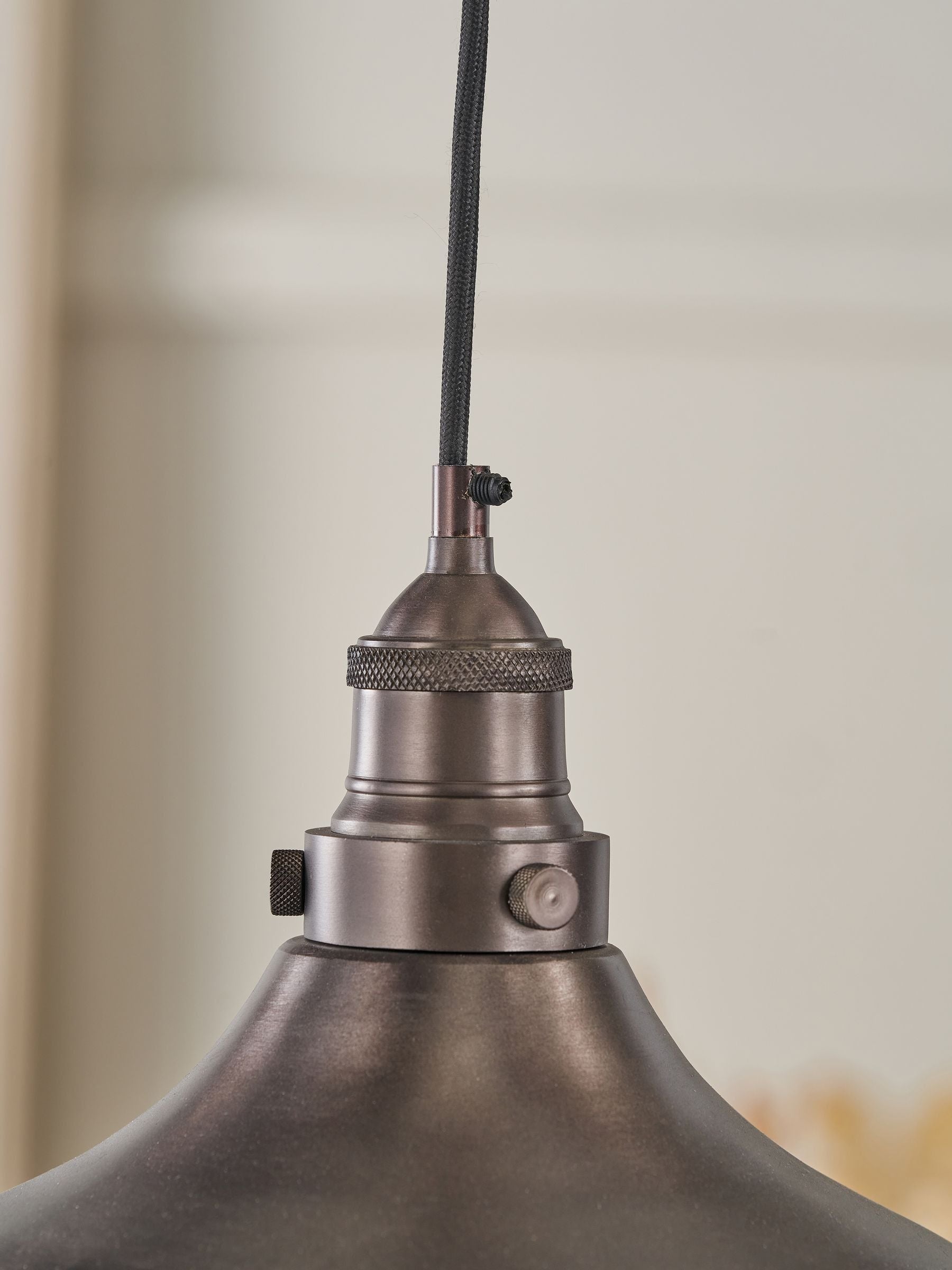 Pacific Ellis café pendant light antique brass finish (British brand)