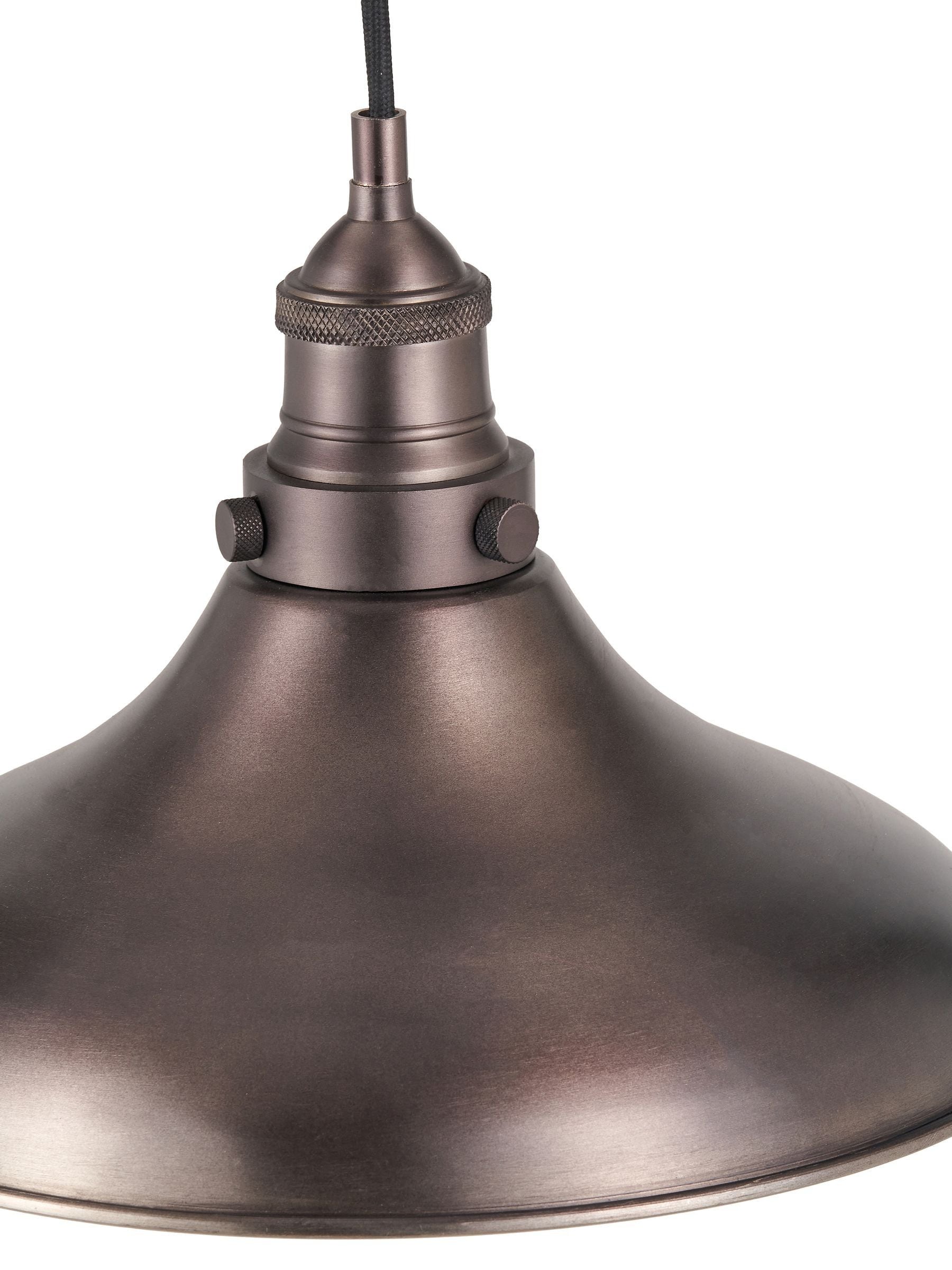 Pacific Ellis café pendant light antique brass finish (British brand)
