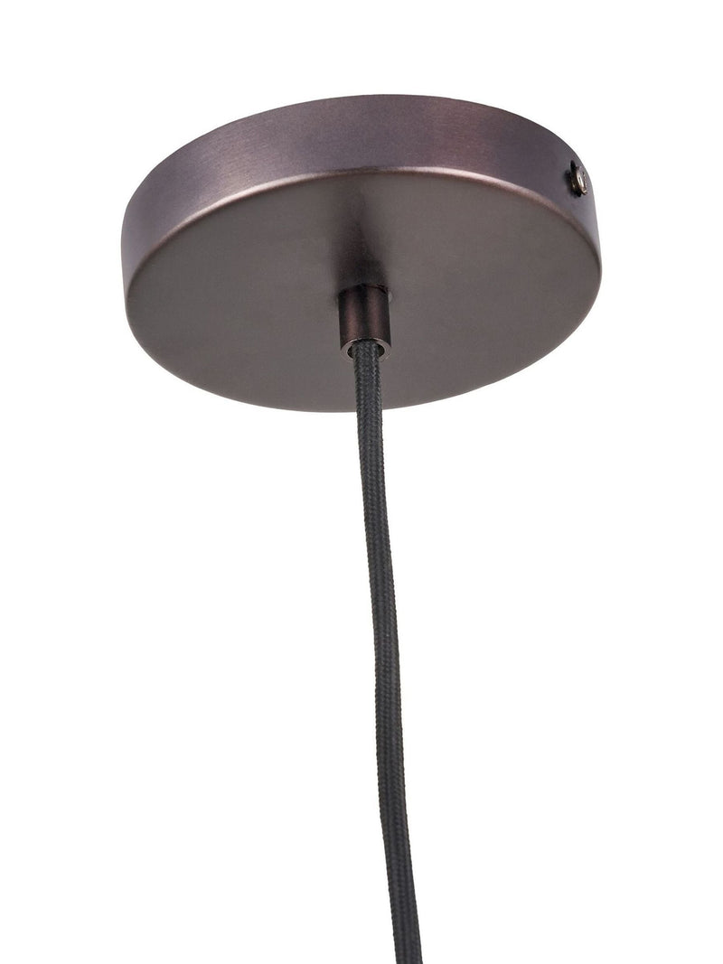 Pacific Ellis café pendant light antique brass finish (British brand)