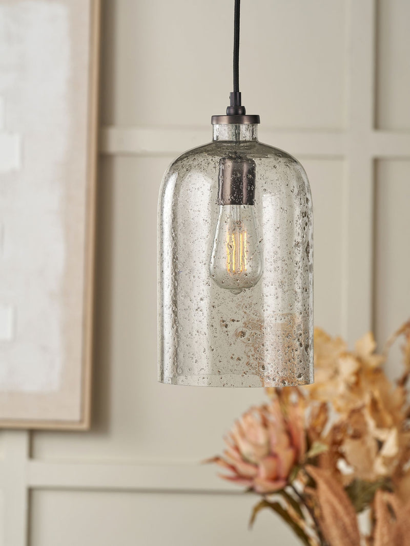 Pacific grey Ophelia bubble glass pendant ceiling light - British product