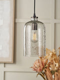 Pacific grey Ophelia bubble glass pendant ceiling light - British product