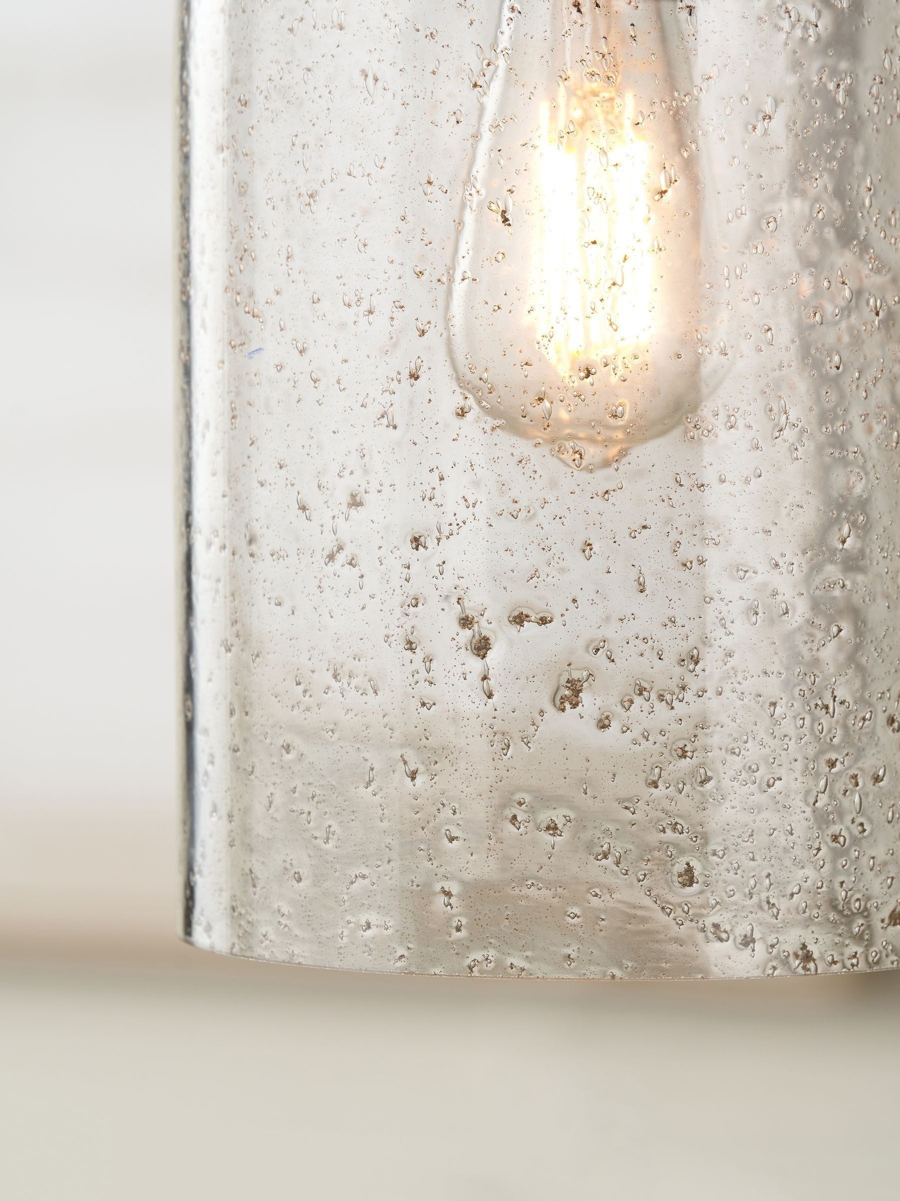Pacific grey Ophelia bubble glass pendant ceiling light - British product