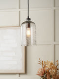 Pacific grey Ophelia bubble glass pendant ceiling light - British product
