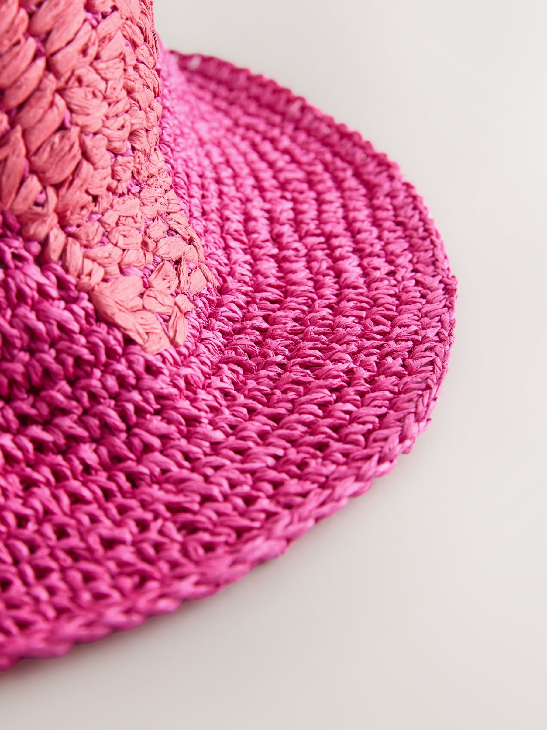 Pink shell detail bucket hat, imported from the UK
