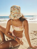 Coca Cola licensed map print bucket hat, imported from the UK