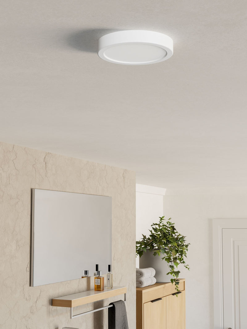 Eglo Fueva 6 white LED ceiling light 165mm (British brand)