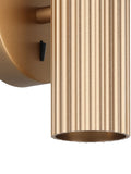 Eglo Portillo wall light matte brass, UK version