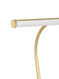 Eglo Riccione brushed brass LED desk lamp - British product