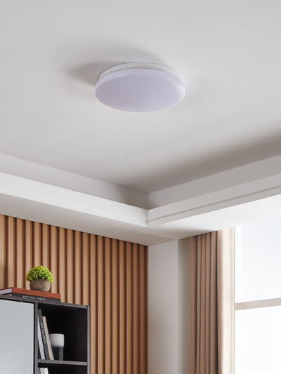 Next Eglo Approdo Steel & Plastic LED Ceiling Light- Buy online at McGrocer
