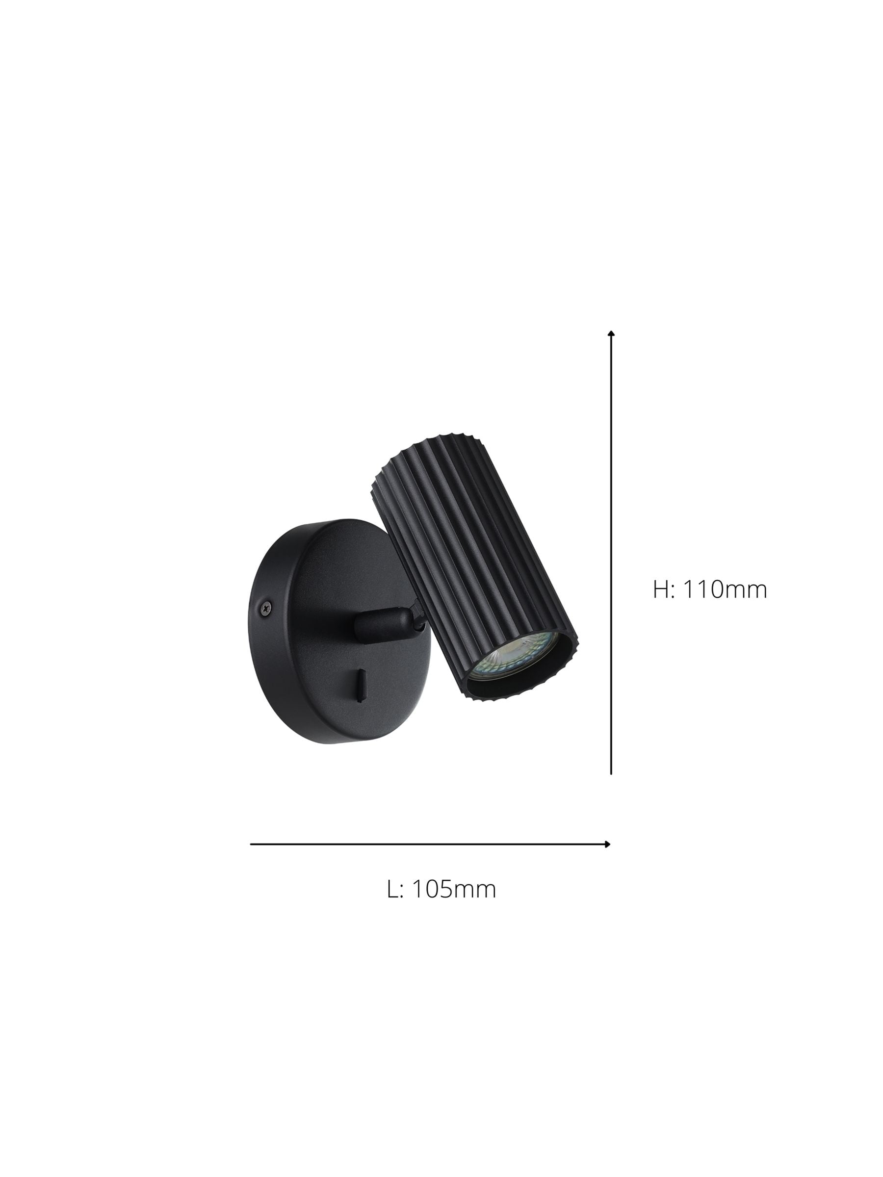 Eglo bronze wall spotlight, UK version