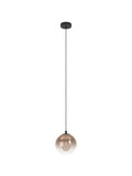 Eglo copper single pendant light, imported from the UK