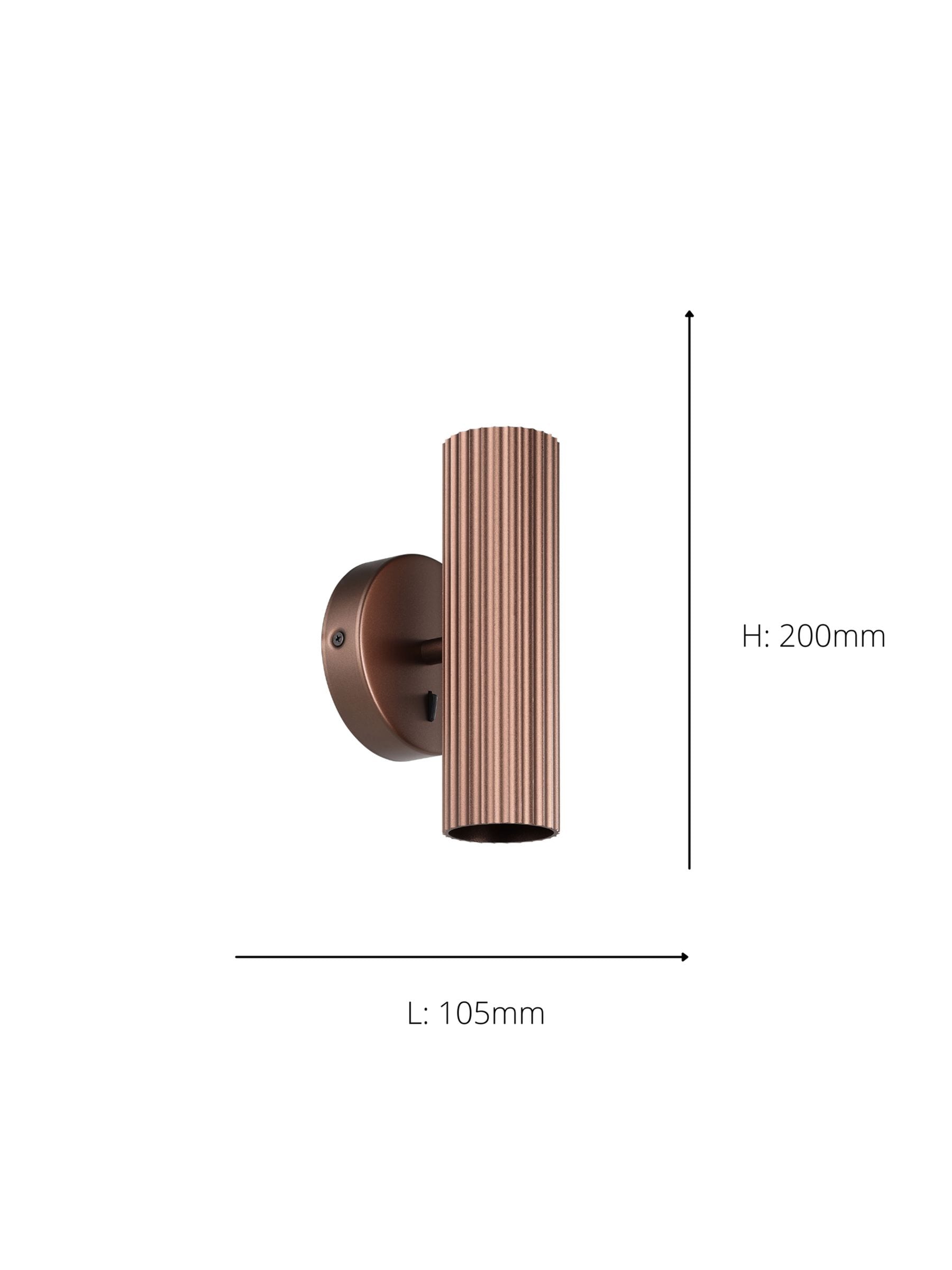 Eglo Bronze Portillo metal uplight downlight (British brand)