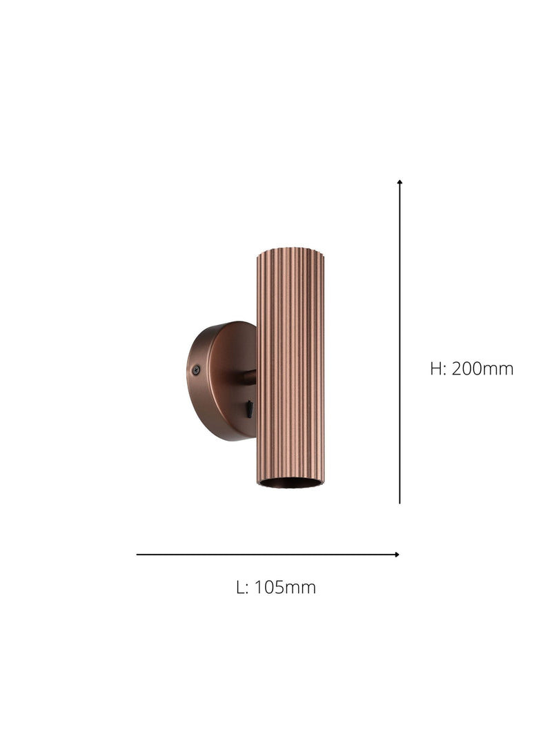 Eglo Bronze Portillo metal uplight downlight (British brand)