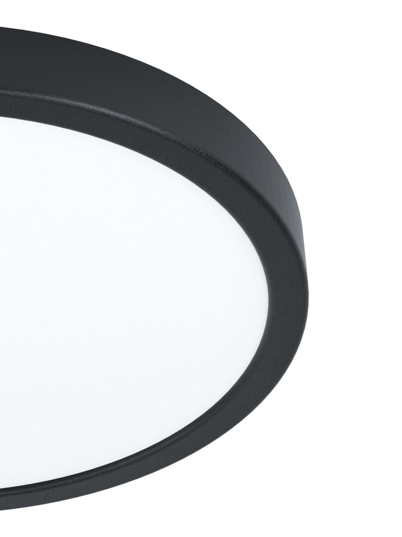 Eglo Black Fueva 6-Z Smart RGB IP44 Ceiling Light
