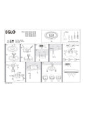 Eglo Black Fueva 6-Z Smart RGB IP44 Ceiling Light
