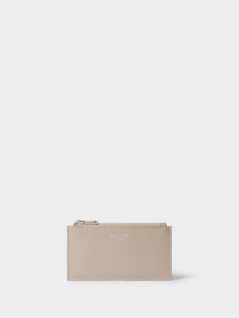 Osprey London Cream Core Small Leather Card Pouch