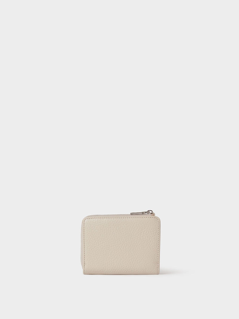 Osprey London medium leather zip matinee purse, imported from the UK