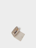 Osprey London medium leather zip matinee purse, imported from the UK
