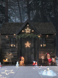 Lights4fun Christmas fox LED figure 25cm (British brand)