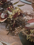 Lights4fun pre lit autumn winter garland 2m - British product
