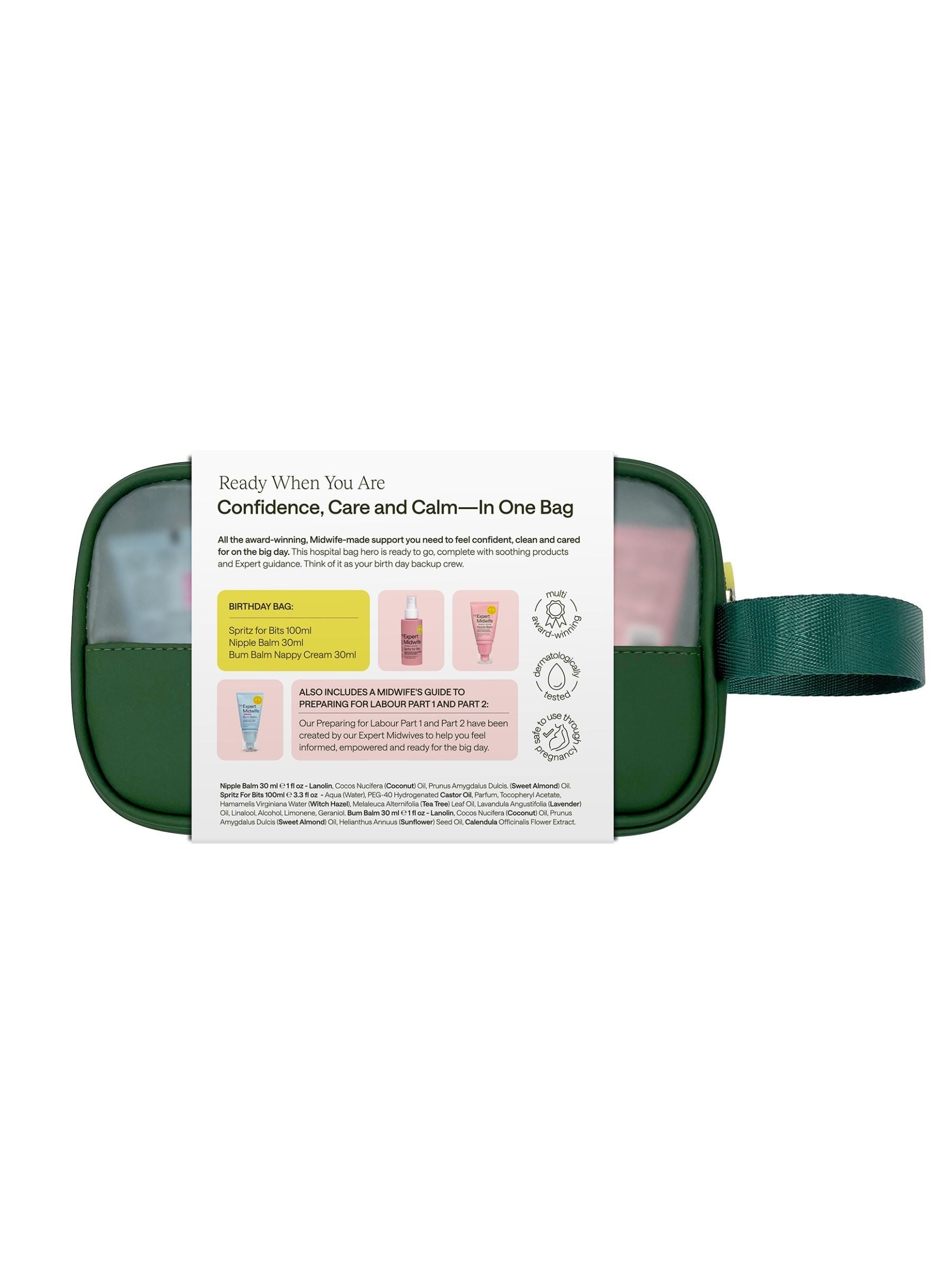 My Expert Midwife birth day maternity bag - British product