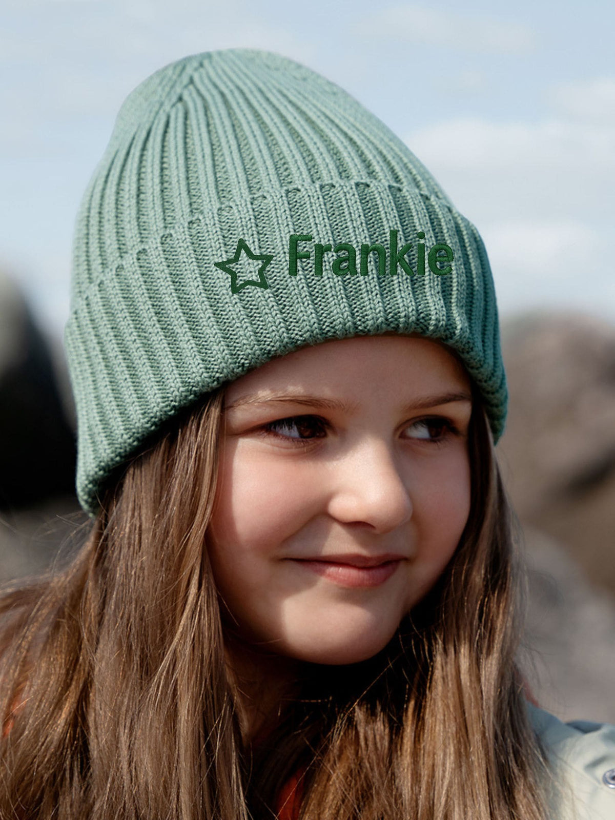 Ruff Cubs personalised cotton star beanie for children - British product