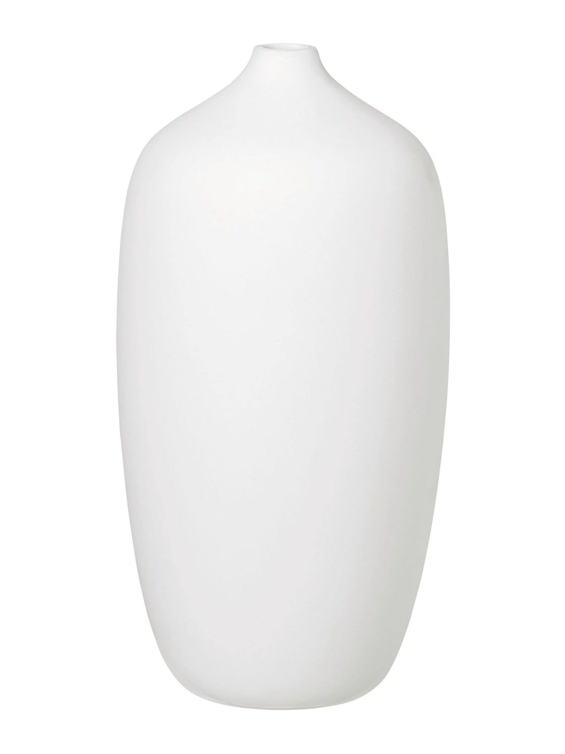 blomus white CEOLA large vase, UK version