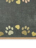 Hug Rug Green Love Paws runner rug 65x150cm (British brand)