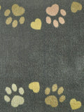 Hug Rug Green Love Paws runner rug 65x150cm (British brand)